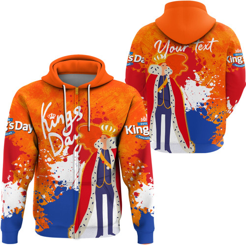 1sttheworld Clothing - Netherlands King's Day Special Version - Zip Hoodie A7