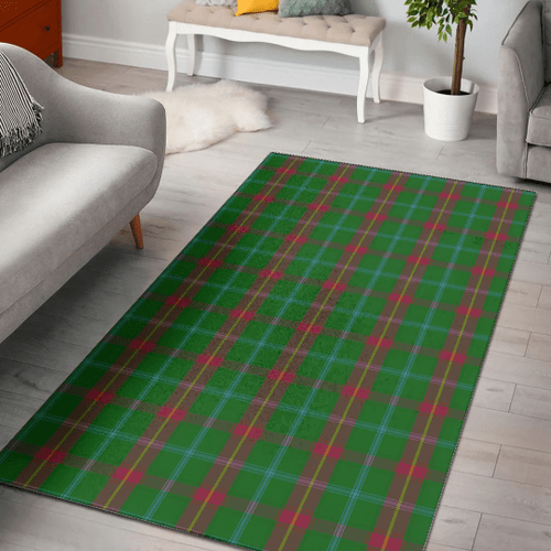1sttheworld Area Rug - Canada Area Rug Manitoba Canadian Province Tartans A35