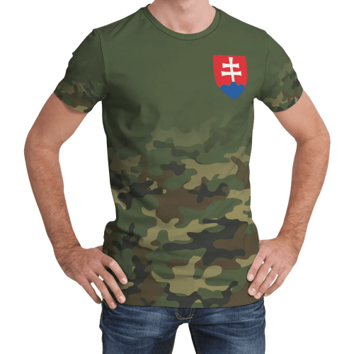 Slovakia T-Shirt Camo (Women's/Men's) A7