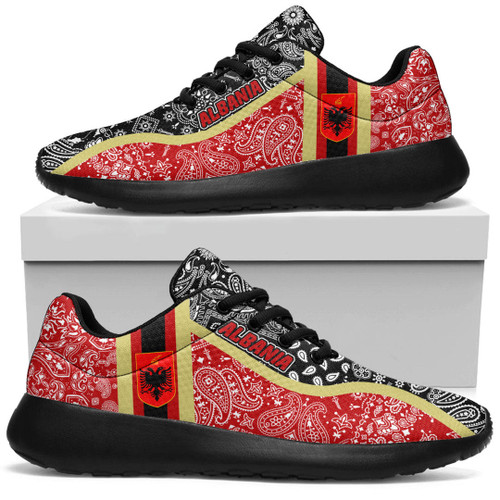 1sttheworld Shoes - Albania Sporty Sneakers Paisley Bandana Special Style A7