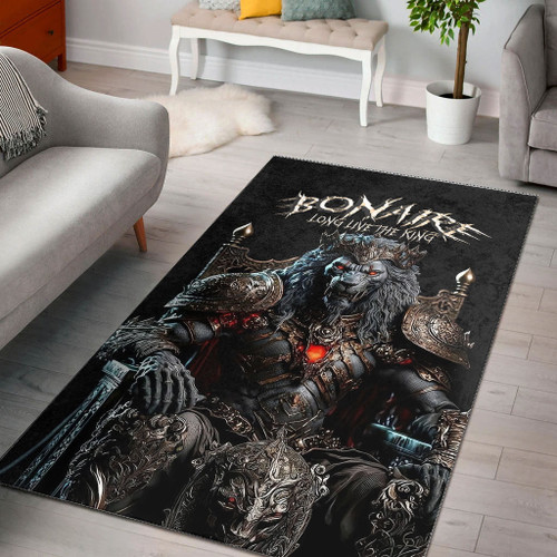 1sttheworld (Custom) Area Rug - Bonaire Area Rug - King Lion A7