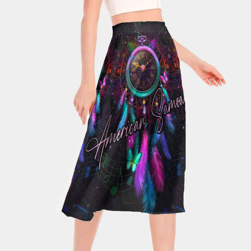 American Samoa Ladies Skirt - Charming Dreamcatcher (Personalized Custom) A7