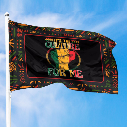 Juneteenth Premium Flag - It's The Culture For Me A7