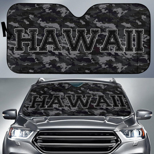 Hawaii Auto Sun Shade - Special Dark Camouflage - Not Dirty A7
