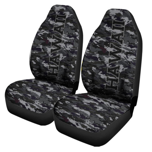 Hawaii Car Seat Covers - Special Dark Camouflage - Not Dirty A7