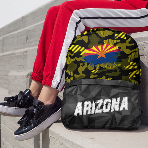 (Custom) Arizona Backpack - Polygon Camouflage New Style Backpack - Back to School Gifts for Students A7