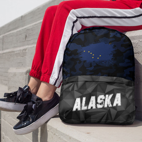 (Custom) Alaska Backpack - Polygon Camouflage New Style Backpack - Back to School Gifts for Students A7