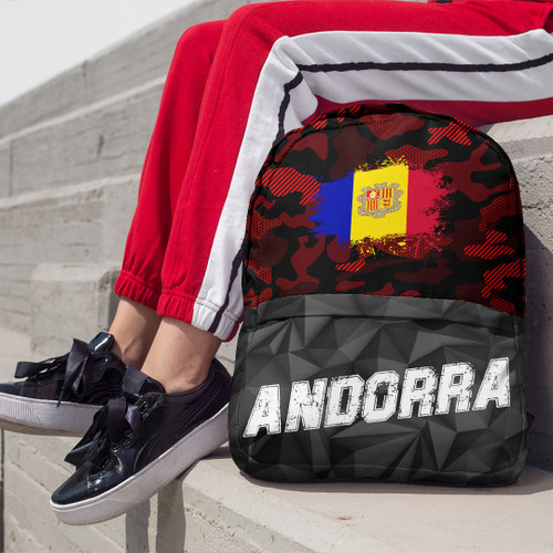 (Custom) Andorra Backpack - Polygon Camouflage New Style Backpack - Back to School Gifts for Students A7