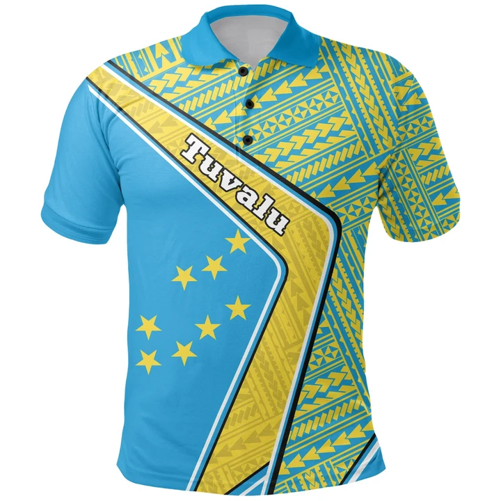Tuvalu Polo Shirt - Polynesian Coat Of Arms | Love The World