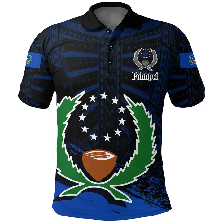 Pohnpei Special Polo Shirt Black | Clothing | Love The World