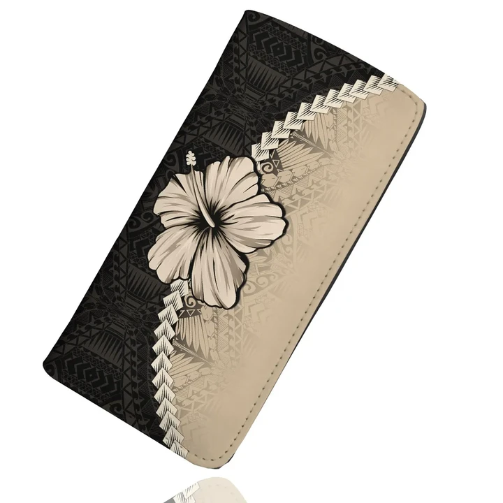 Polynesian Womens Wallet Hibiscus Gold | Love The World