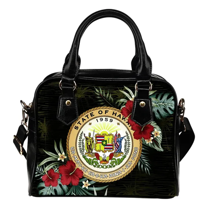 Hawaii Hibiscus Shoulder Handbag A7
