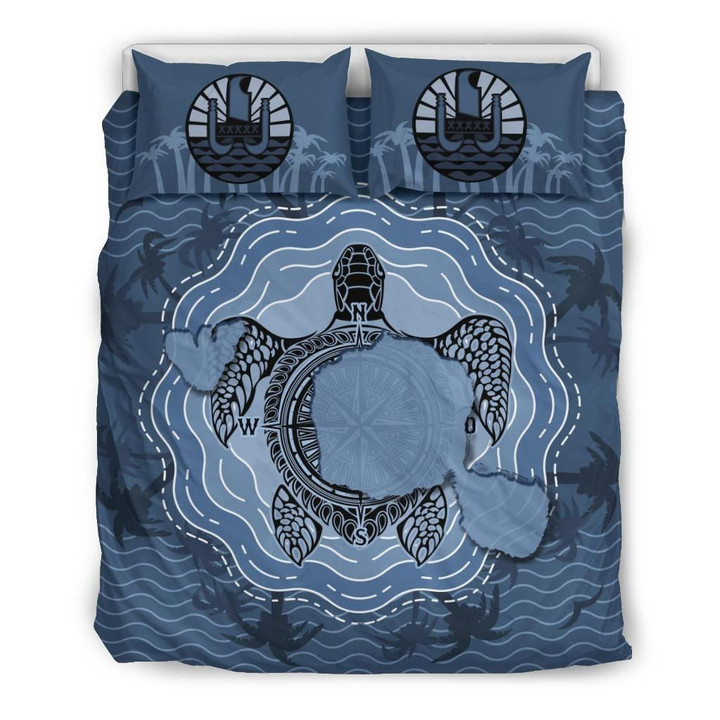Tahiti Bedding Set - Turtle Compass and Map | Love The World
