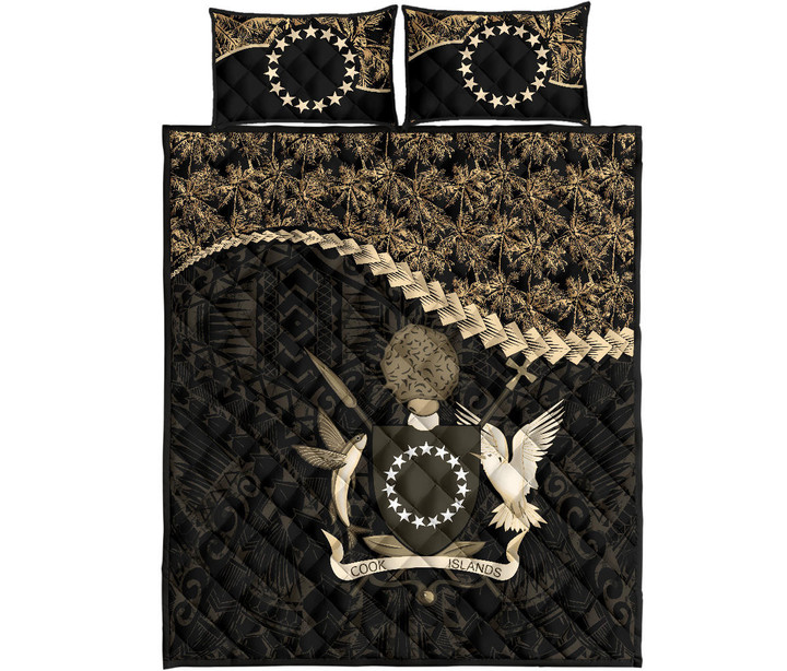 Cook Islands Quilt Bed Set Golden Coconut A02