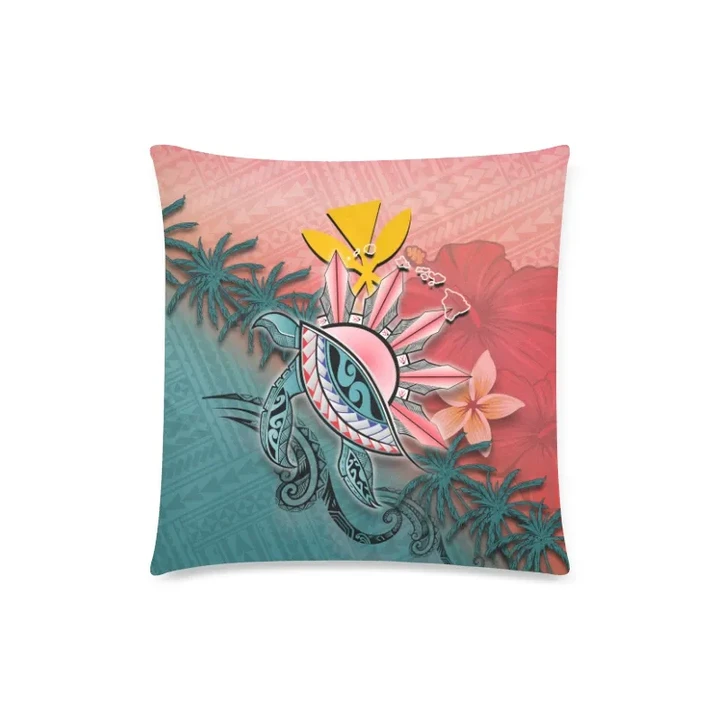 Kanaka Maoli (Hawaiian) Pillow Zippered Cases - Polynesian Turtle and Sun | JUST FOR YOUR LOVE | Love The World