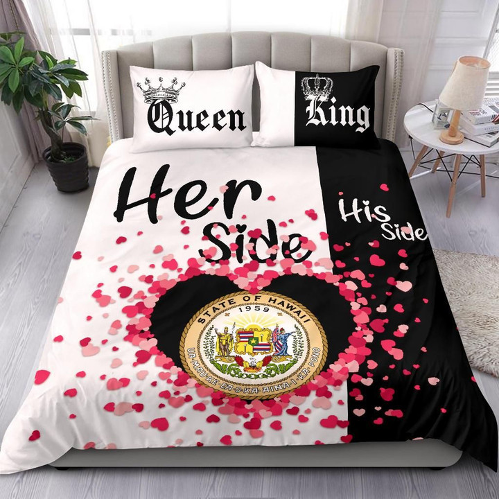 Hawaii Bedding Set Couple King/Queen Her Side/His Side | Home Set | Home Decor