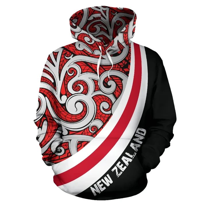 New Zealand Polynesian Maori Ethnic Ornament Hoodie A7