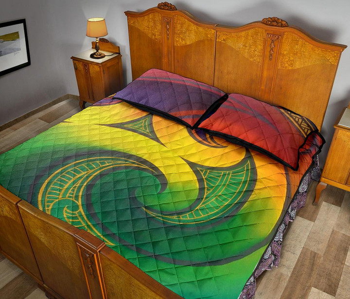 Maori Quilt Bed Set 34 Bn10