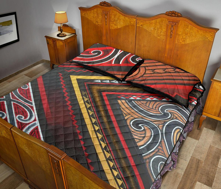 Maori Quilt Bed Set 05 Bn10