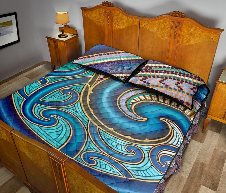 Maori Quilt Bed Set 08 Bn10