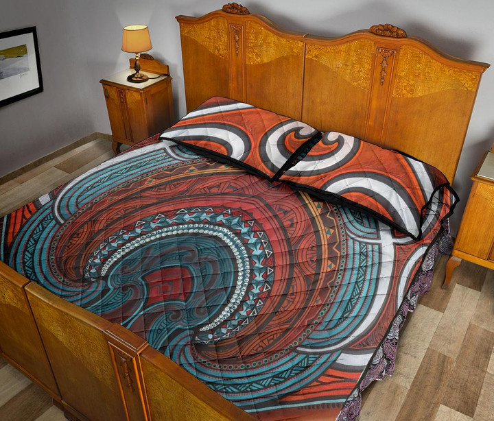Maori Quilt Bed Set 04 Bn10