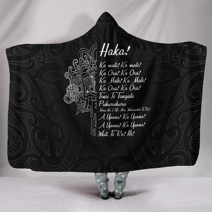 New Zealand Hooded Blanket Ka Mate Haka Lyrics A7
