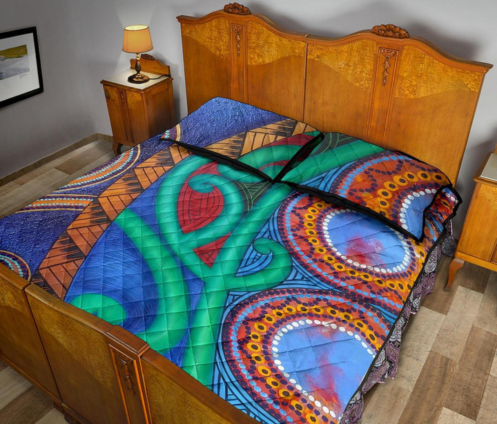 Maori Quilt Bed Set 32 Bn10