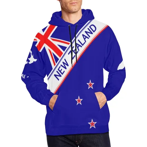 New Zealand New All Over Print Hoodie New Zealander Flag H5