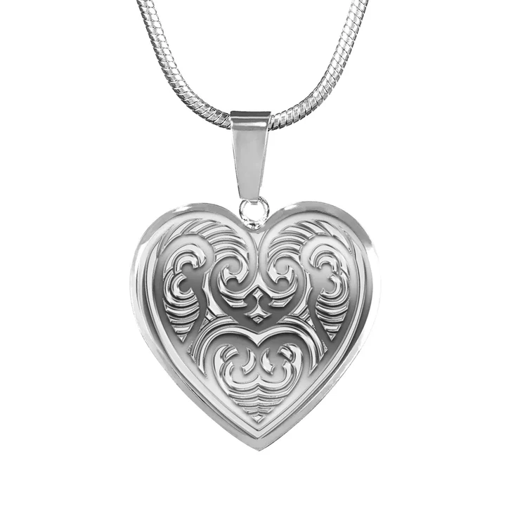 New Zealand Maori Heart Silver Jewelries K5 |Accessories| 1sttheworld