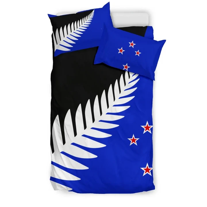 New Zealand Silver Fern Flag Duvet Cover NN9