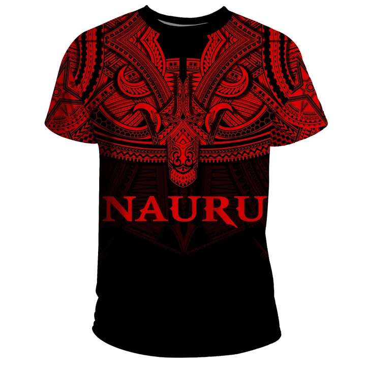Nauru (Red) T-Shirt Polynesian A15