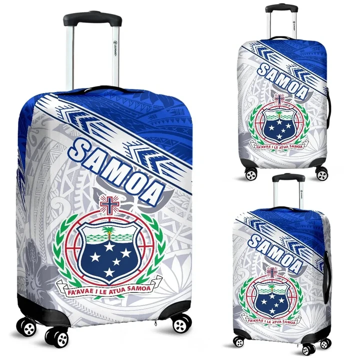 Samoa Rugby Luggage Covers Spirit Manu Samoa White | 1sttheworld