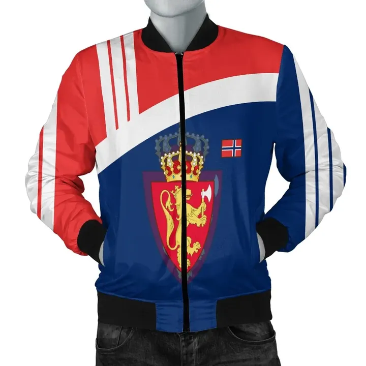 Norway  Men's Bomber Jacket - Flag of Norway