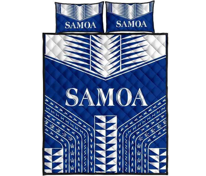 Manu Samoa Quilt Bed Set - Blue Version