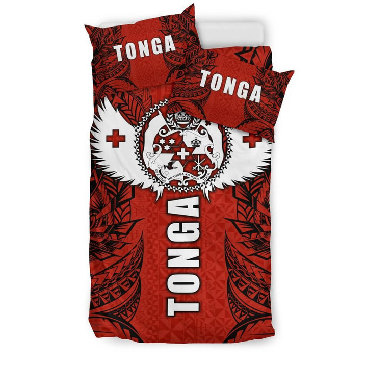Polynesian Bedding Set - Tonga Duvet Cover - Tonga Wings