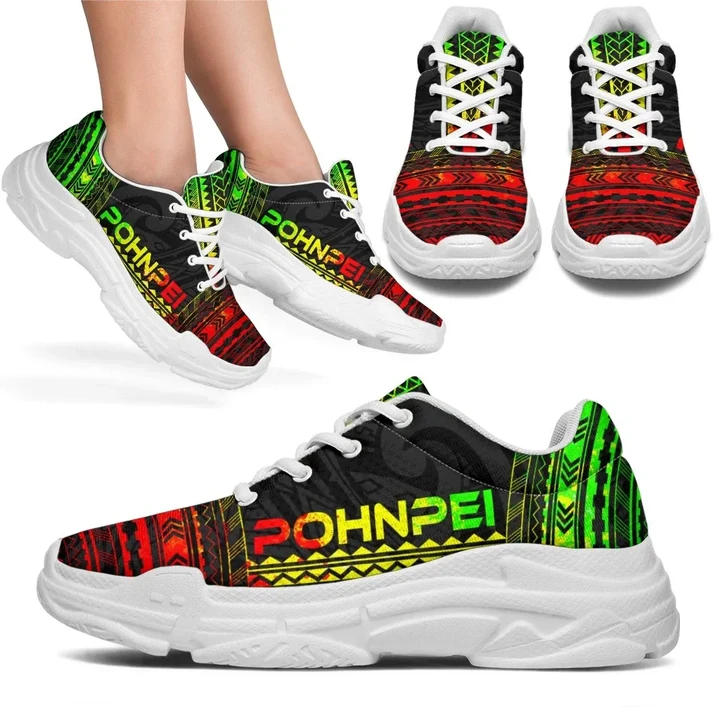 Pohnpei Chunky Sneakers - Polynesian Chief Reggae Version