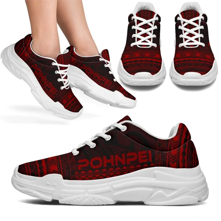 Pohnpei Chunky Sneakers - Polynesian Chief Red Version