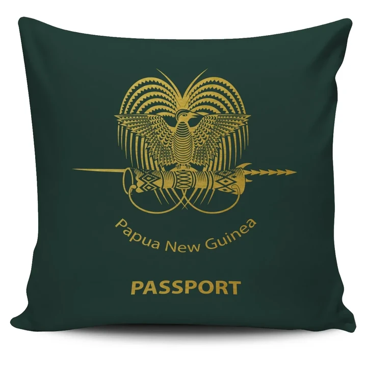 Papua New Guinea Pillow Cover - Passport Version - Bn04