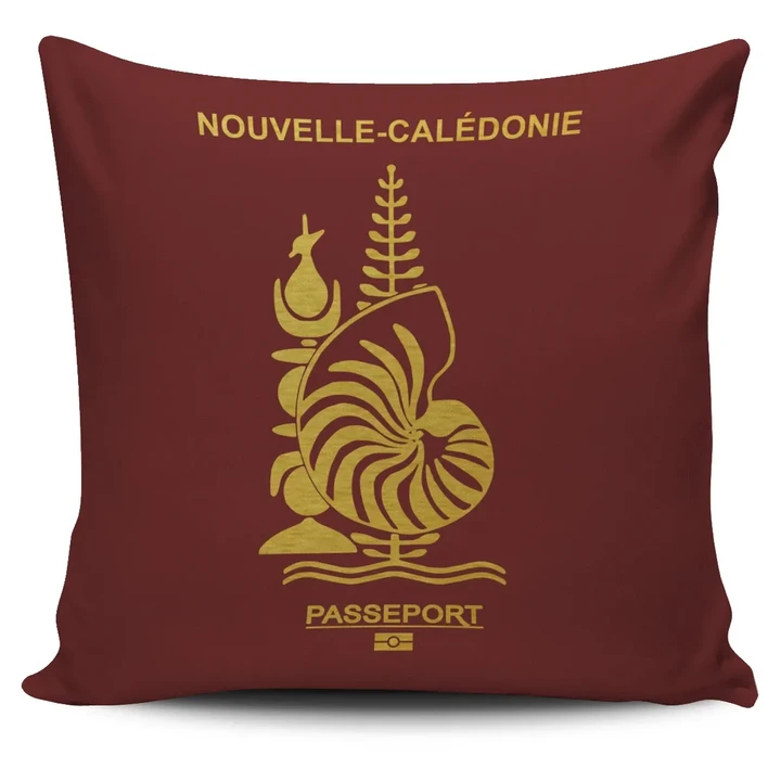 New Caledonia Pillow Cover - Passport Version - Bn04