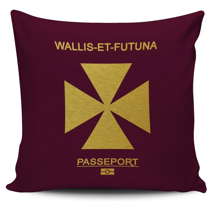 Wallis And Futuna Pillow Cover - Passport Version - Bn04