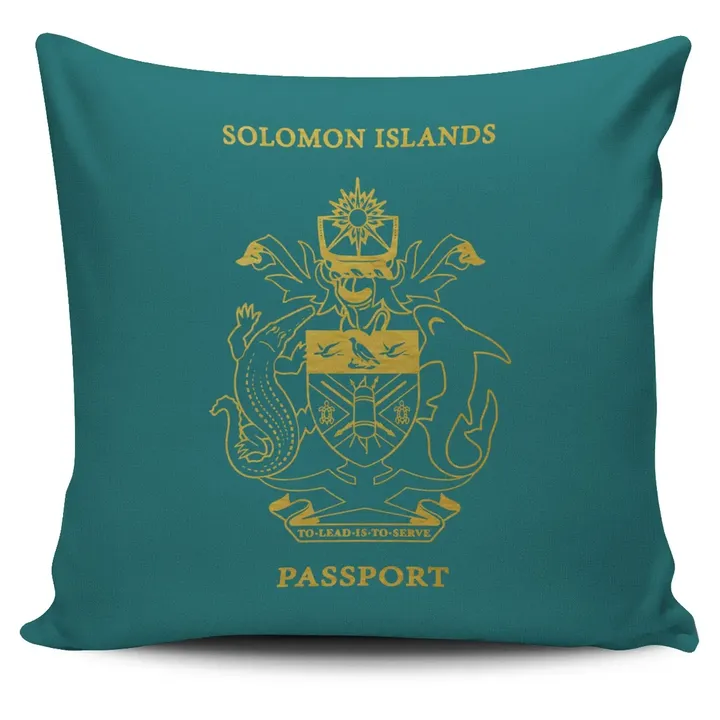 Solomon Islands Pillow Cover - Passport Version - Bn04