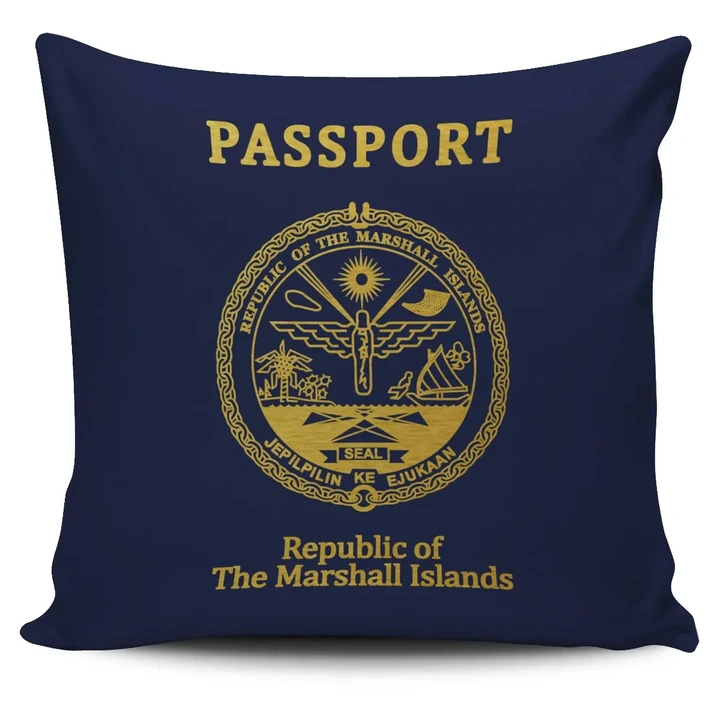 Marshall Islands Pillow Cover - Passport Version - Bn04