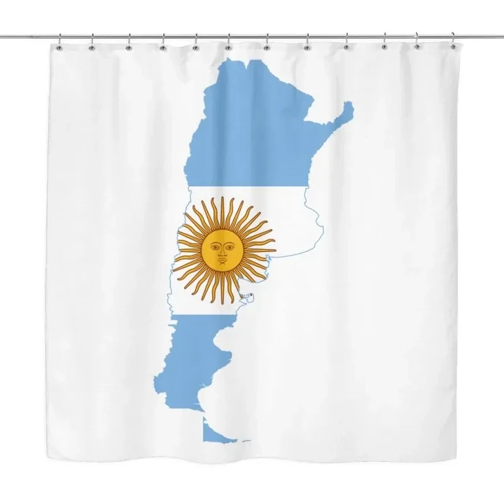 Argentina Map Shower Curtain X1