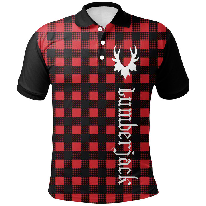 Canada Polo Shirt - Canada Day 2021 Lumberjack Buffalo Plaid A13
