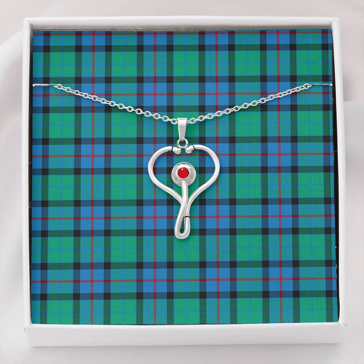 Flower Of Scotland Tartan Necklace - The Love Knot 2212A7