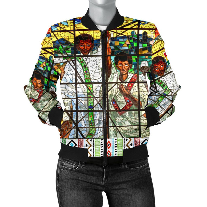 Ghana Bomber Jacket Total Liberation of Africa Women A10