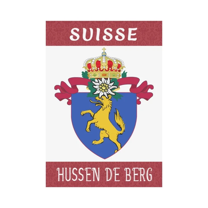 Hussen De Berg  Swiss Family Garden Flags A9