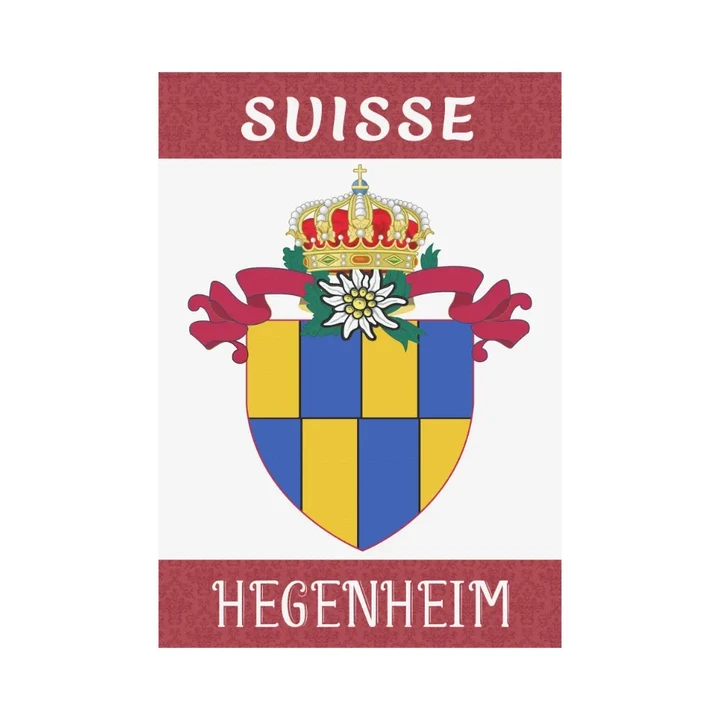 Hegenheim  Swiss Family Garden Flags A9