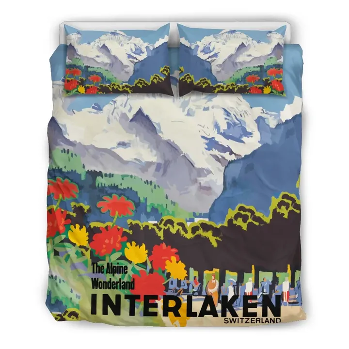Switzerland Bedding Set - Interlaken Town K3