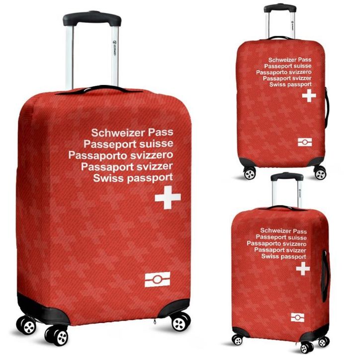 Switzerland Passport Luggage Cover - Bn